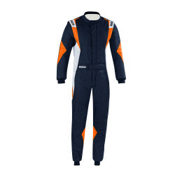 FIA verseny overál SPARCO SUPERLEGGERA (R564), kék/fehér/narancssárga