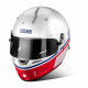 Zárt sisakok FIA zárt versenysisak Sparco AIR PRO RF-5W MARTINI RACING (HANS), fehér/piros | race-shop.hu