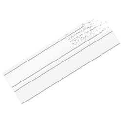 Cardesign Sticker STRIPES, 22x150cm, white