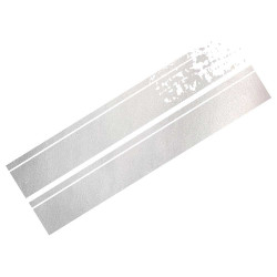 Cardesign Sticker STRIPES, 22x150cm, silver