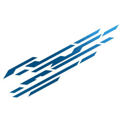 Cardesign matrica STREET, 150x35cm, kék