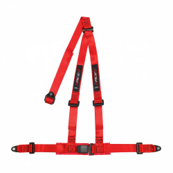 ECE 3 pontos sport biztonsági öv RACES 2" (50mm), piros