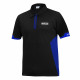 Pólók Polo Shirt Sparco Polo Zip black/blue | race-shop.hu
