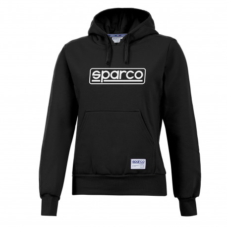 Pulóverek és kabatok Sparco női kapucnis pulóver FRAME LADY fekete | race-shop.hu