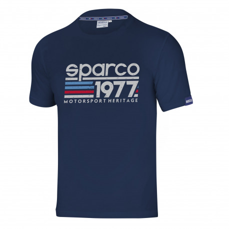 Pólók Sparco rövid ujjú 1977 kék | race-shop.hu