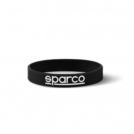 Rubber wrist band SPARCO szilikon karkötő black | race-shop.hu