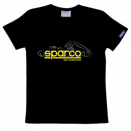 Pólók Next Generation 2022 SPARCO child`s t-shirt - Black | race-shop.hu