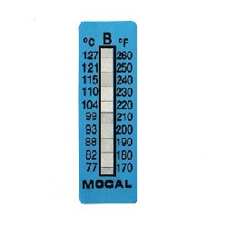 MOCAL hőmérő szalag 77°C to 127°C