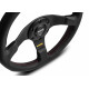 Kormányok 3 küllős sportkormány MOMO TUNER, 320mm, bőr, 37mm mélység, fekete | race-shop.hu