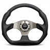 3 spokes steering wheel MOMO EAGLE 350mm, leather 