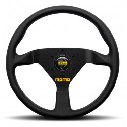 3 küllős sportkormány MOMO MOD.78, 320mm, bőr, 40mm mélység, fekete