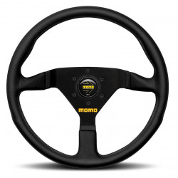 3 spoke steering wheel MOMO MOD.78 black 350mm, leather