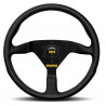3 spoke steering wheel MOMO MOD.78 black 350mm, leather