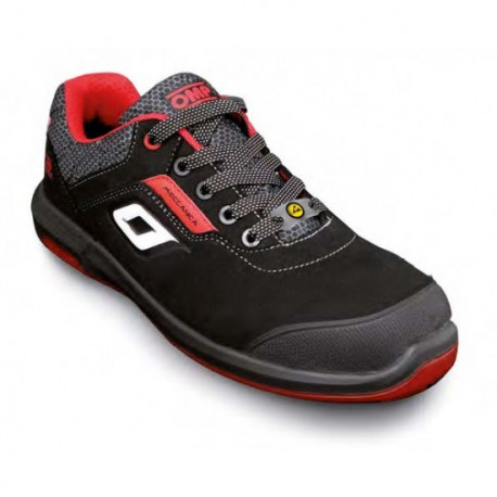 Cipők Working shoes OMP Meccanica PRO URBAN black/red | race-shop.hu