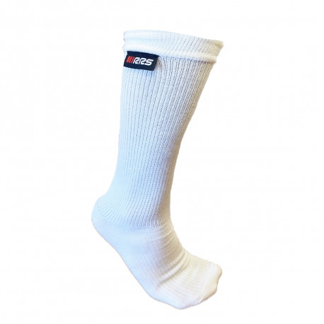 Alsónemű FIA tűzálló zokni RRS GRIP MAX (magas szárú), fehér | race-shop.hu