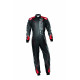 CIK-FIA race suit OMP KS-3 ART black/red