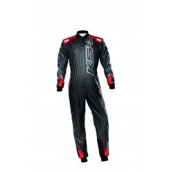 CIK-FIA race suit OMP KS-3 ART black/red