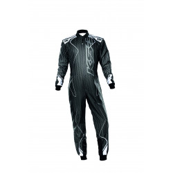 CIK-FIA race suit OMP KS-3 ART black/silver