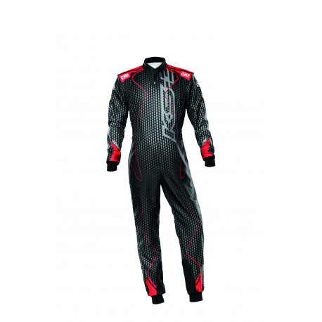 Overálok CIK-FIA child race suit OMP KS-3 ART black/red | race-shop.hu