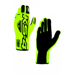 Race gloves OMP KS-4 ART my2023 (internal stitching) yellow/black