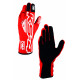 Kesztyűk Race gloves OMP KS-4 ART my2023 (internal stitching) red/white | race-shop.hu