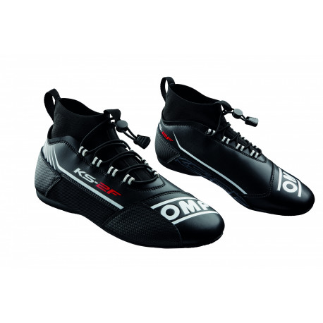 Cipők Gokart cipő OMP KS-2F, fekete | race-shop.hu