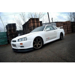 MAXTON DESIGN első sárvédők NISSAN SKYLINE R34 GTR (FOR 002299-1 BUMPER)-hez, üvegszálas laminát