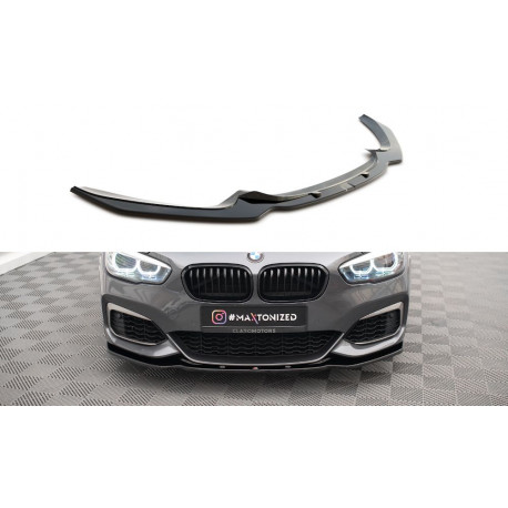 Body kitek és vizuális kiegészítők MAXTON DESIGN első splitter BMW 1 F20/F21 M-Power FACELIFT-hez, V1 | race-shop.hu