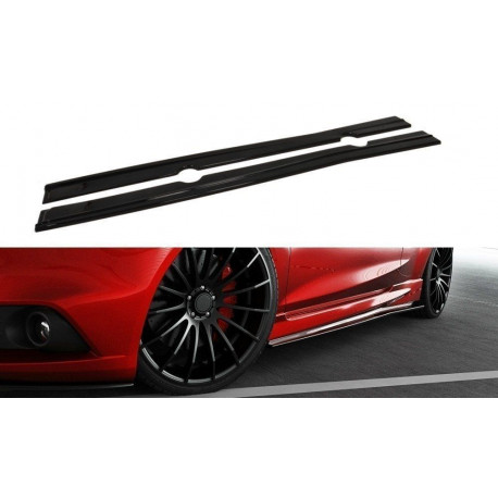 Body kitek és vizuális kiegészítők MAXTON DESIGN küszöb toldatok Ford Fiesta ST / ST-Line Mk7 / Mk7 FL-hez | race-shop.hu