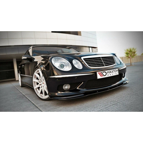 Body kitek és vizuális kiegészítők MAXTON DESIGN első splitter MERCEDES E W211 AMG PREFACE-hez | race-shop.hu