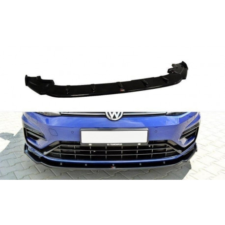 Body kitek és vizuális kiegészítők Első Splitter V.1 VW GOLF 7 R / R-Line Facelift | race-shop.hu
