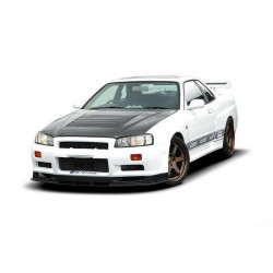 Első Lökhárító NISSAN SKYLINE R34 GTT (Diffúzor nélkül, CSAK A KÖVETKEZŐVEL ILLESZKEDIK: 2299-1 széles ívek ÉS GTR MOTORHÁZTETŐ)