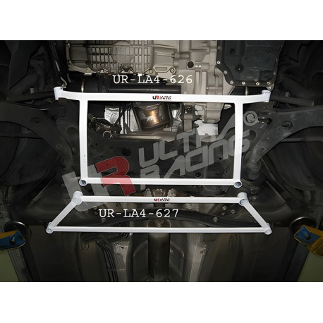 Toronymerevítők ULTRA RACING 4 pontos első alsó merevítő Ford Focus MK2 1.6-hoz | race-shop.hu