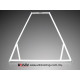 Toronymerevítők Audi A4 00-04 UltraRacing 4-pontos Hátsó alsó alváz merevítő ( Rear Lower Bar ) | race-shop.hu