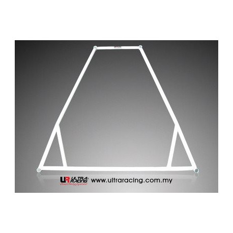 Toronymerevítők Audi A4 00-04 UltraRacing 4-pontos Hátsó alsó alváz merevítő ( Rear Lower Bar ) | race-shop.hu