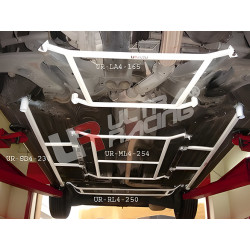 ULTRA RACING 2× 4 pontos oldalsó padlómerevítő Mitsubishi FTO-hoz