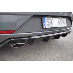 MAXTON DESIGN hátsó diffúzor Seat Leon Cupra Mk3 FL Hatchback-hez, V1