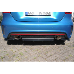 Központi Hátsó Splitter (függőleges vonalakkal) MERCEDES-BENZ W176 AMG-LINE PREFACE