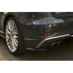 MAXTON DESIGN hátsó oldalsó splitterek Audi S3 8v Facelift-hez