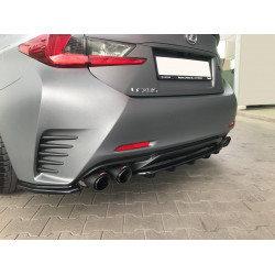 Központi Hátsó Splitter (függőleges vonalakkal) LEXUS Rc