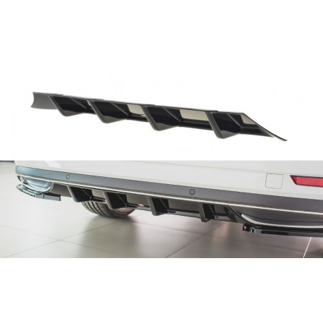 Body kitek és vizuális kiegészítők Hátsó Diffúzor SKODA SUPerb Mk3 FL | race-shop.hu
