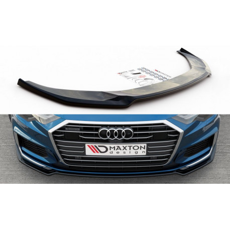Body kitek és vizuális kiegészítők MAXTON design Első splitter Audi A6 S-Line / S6 C8-hoz, V1 | race-shop.hu