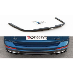 Központi Hátsó Splitter (függőleges vonalakkal) AUDI A6 S-Line Avant C8