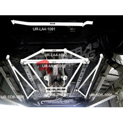 ULTRA RACING 4 pontos középső alsó merevítő Mazda 2 (Sedan) 07+-hoz