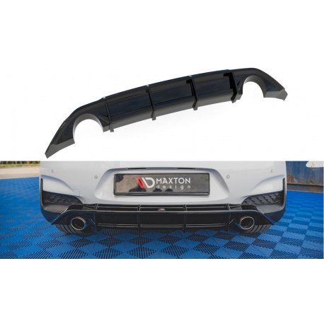 Body kitek és vizuális kiegészítők MAXTON DESIGN hátsó diffúzor Hyundai I30 N Mk3 Hatchback-hez, V3 | race-shop.hu
