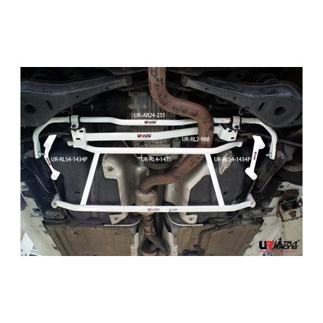 Toronymerevítők VW Golf 5 R32 / 6 R36 Ultra-R 2-pontos Hátsó alsó alváz merevítő ( Rear Lower Bar ) 988 | race-shop.hu