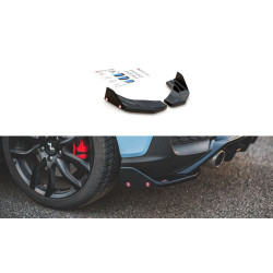 MAXTON DESIGN hátsó oldalsó splitterek + flapsok Hyundai I30 N Mk3 Hatchback-hez, V7