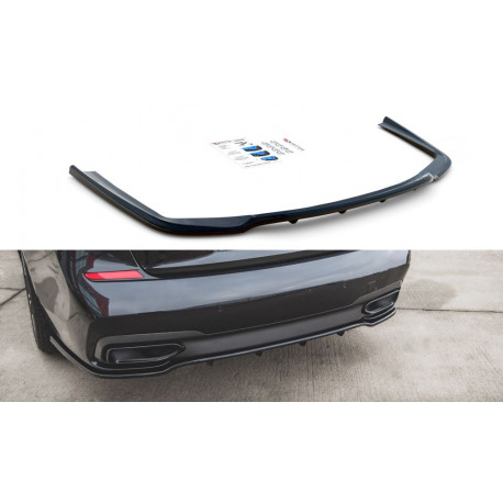 Body kitek és vizuális kiegészítők MAXTON DESIGN központi hátsó splitter BMW 7 M-Pack G11-hez (függőleges sávokkal) | race-shop.hu
