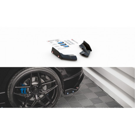 Body kitek és vizuális kiegészítők MAXTON DESIGN hátsó oldalsó splitterek + flapsok Volkswagen Golf R Mk8-hoz, V2 | race-shop.hu