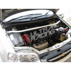 Chevrolet Aveo UltraRacing 2-pontos Első toronymerevítő ( Front Upper Strutbar )
